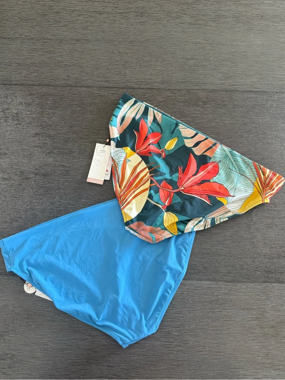 CALIA Women's Core Mid Rise Swim Bottoms Bundle of 2